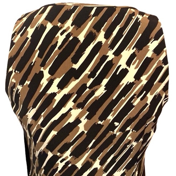 ANN TAYLOR Sheath Dress with Off-Center Neck Bow Tie size 4 - Picture 6 of 10